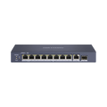 Switch PoE+ / No Administrable / 7 Puertos 1000 Mbps 802.3 af/at (30 W) / 2 Puertos 1000 Mbps Hi-PoE (90 W) / 1 Puertos 1000 Mbps