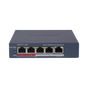 Switch PoE+ / Monitoreable / 4 Puertos 10/100 Mbps PoE+ / 1 Puerto 10/100 Mbp...