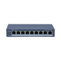 Switch PoE+ / Monitoreable / 8 Puertos 10/100 Mbps PoE+ / 1 Puerto 1000 Mbps ...