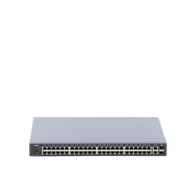 Switch PoE+ / Administrable / 48 Puertos 1000 Mbps PoE+ / 2 Puertos 1000 Mbps Uplink / 2 Puertos SFP / 470 Watts HIKVISION...