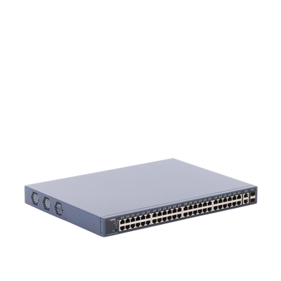 Switch PoE+ / Administrable / 48 Puertos 1000 Mbps PoE+ / 2 Puertos 1000 Mbps Uplink / 2 Puertos SFP / 470 Watts HIKVISION...