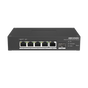 Switch PoE+ Industrial de Escritorio / Administrable / 4 Puertos 10/100 Mbps ...