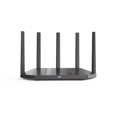 Router Inalámbrico / Wifi 6 / Hasta 1800 Mbps / MESH / Doble Banda AC (2.4 GHz y 5 GHz) / 4 Puertos 1000 Mbps /  5 Antenas...