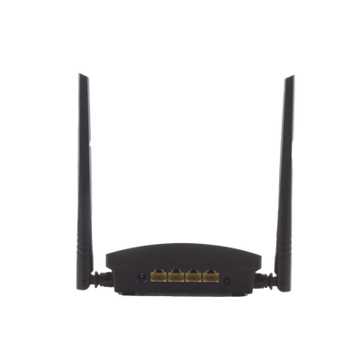 Router Inalámbrico WISP en Banda 2.4 GHz / Hasta 300 Mbps / 4 Puertos 10/100 Mbps /  2 Antenas Omnidireccional de 5 dBi / ...