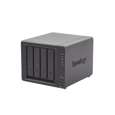 Servidor NAS de escrito de 4 bahías, soporta hasta 10TB por disco duro SYNOLOGY - Vista 2