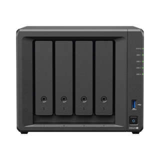 Servidor NAS de 4 Bahías  / Hasta 72 TB / Servicio Nube Gratis (P2P) / Administración Remota y Respaldo Programado - SYNOLOGY