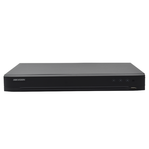 HIKVISION DS-7216HQHI-K1/A - DVR 4 Megapixel / 16 Canales TURBOHD + 8 Canales IP / 1 Bahías de Disco Duro / 16 Canales de Audio / | SIERRA STORE