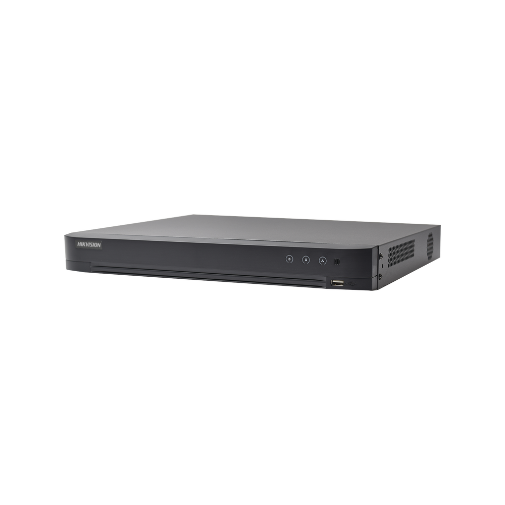 HIKVISION DS-7216HQHI-K1/A - DVR 4 Megapixel / 16 Canales TURBOHD + 8 Canales IP / 1 Bahías de Disco Duro / 16 Canales de Audio / | SIERRA STORE
