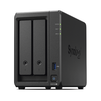 Servidor NAS de 2 Bahías (Expandible a 7 Bahías) / Hasta 126 TB / Servicio Nube Gratis (P2P) / Administración Remota y Res...