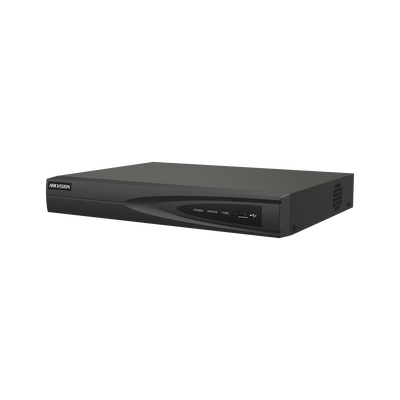 NVR 8 Megapixel (4K) (Compatible con Cámaras ACUSENSE) / 4 canales IP / 4 Puertos PoE+ / 1 Bahía de Disco Duro / Salida de...
