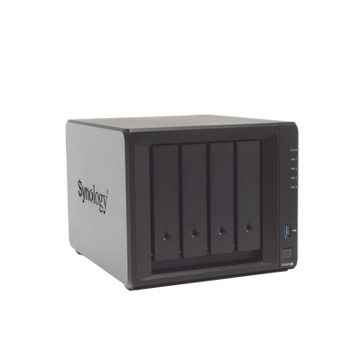 Servidor NAS de 4 Bahías (Expandible a 9 Bahías) / Hasta 162 TB / Servicio Nube Gratis (P2P) / Administración Remota y Res...