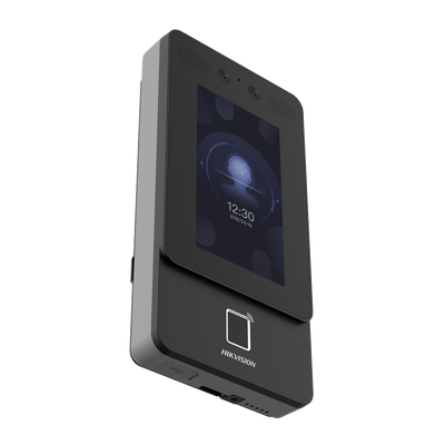 Terminal Min Moe PoE & WiFi de Reconocimiento Facial y Huella con Lector PROX EM / Exterior IP65  / Hasta 1.5 mts en Lectu...