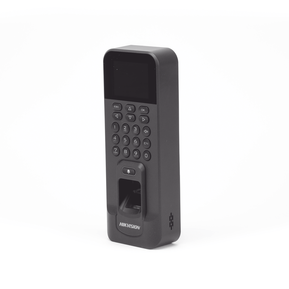 HIKVISION DS-K1T804B-EF - Biométrico WiFi de Acceso y Asistencia Compatible con APP Hik-Connect (P2P) / Lectura de Huella y Tarjetas | SIERRA STORE