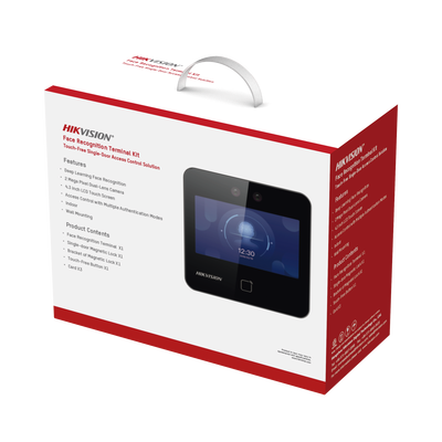 Kit de Control de Acceso TODO INCLUIDO con Lector de Rostros, QRs y Tarjetas / 1,500 rostros / Compatible con App HIKConne...