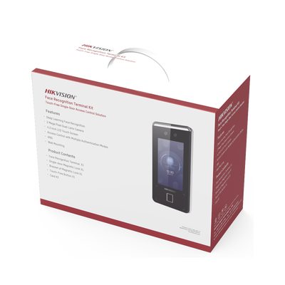 Kit de Control de Acceso TODO INCLUIDO con Lector de Rostros, QRs , Tarjetas y Huellas / 3,000 Rostros / Compatible con Ap...