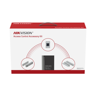 Kit de Accesorios para Ctrl de Acceso / Fuente 12 Vcd 2 A, Botón de Salida y Chapa Magnética 600 Lbs / Para instalación de...