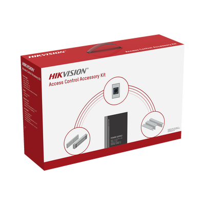 Kit de Accesorios para Ctrl de Acceso / Fuente 12 Vcd 2 A, Botón de Salida y Chapa Magnética 600 Lbs / Para instalación de...