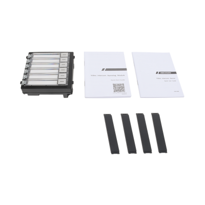 Módulo de Botones Para Videoportero Modular / Llamada de un solo Toque / Soporta Hasta 6 Monitores Principales HIKVISION -...