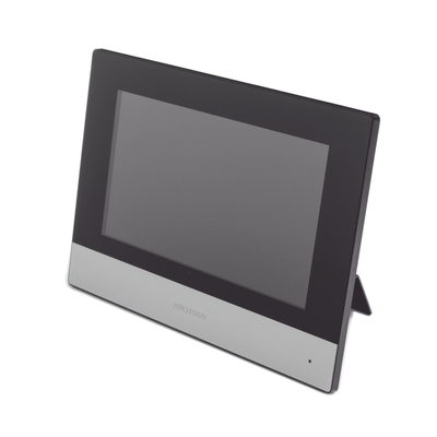 Monitor Hibrido IP WiFi Touch Screen 7" para DS-KIS303P / Vídeo en Vivo / PoE Estándar / Apertura Remota / Llamada Entre M...