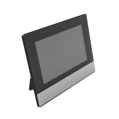 Monitor Hibrido IP WiFi Touch Screen 7" para DS-KIS303P / Vídeo en Vivo / PoE Estándar / Apertura Remota / Llamada Entre M...