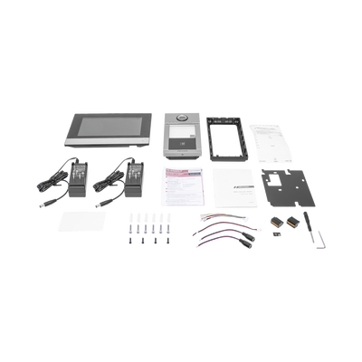 Kit de Videoportero IP PoE Estandar con llamada a App de Smartphone (Hik-Connect) / Apertura con Tarjeta MIFARE / Frente d...