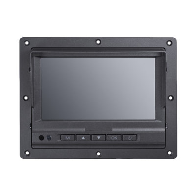 Monitor y Botones de 7" LCD / Compatible con DVR Móvil HIKVISION / Conector Tipo Aviación - HIKVISION