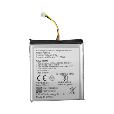 Batería de Respaldo para Panel de Alarma Hikvision / 4520 mAh / Compatible con Paneles AX PRO - AX HUB - Hibrido Versión 1...