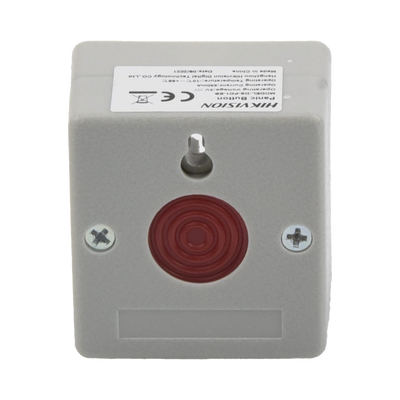 Botón de Pánico Cableado / Compatible con Cualquier Panel de Alarma / LLave de Seguridad / NA/NC / Material Retardante al ...