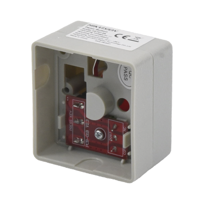 Botón de Pánico Cableado / Compatible con Cualquier Panel de Alarma / LLave de Seguridad / NA/NC / Material Retardante al ...