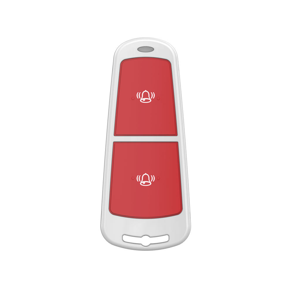 HIKVISION DS-PD1-EB-WS2 - (AX HUB) Botón de Pánico Inalámbrico Doble / Protección Contra Activación Accidental | SIERRA STORE
