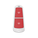 HIKVISION DS-PD1-EB-WS2 - (AX HUB) Botón de Pánico Inalámbrico Doble / Protección Contra Activación Accidental | SIERRA STORE