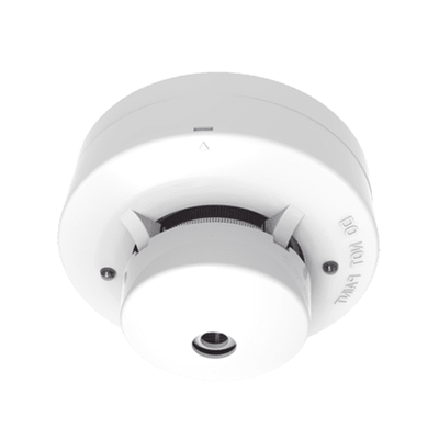 Detector de Humo Fotoeléctrico No Direccionable de 4 Hilos / Soporta Funcionalidad Autónoma (Buzzer Integrado) / Indicador...