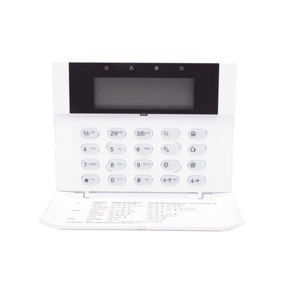 (AX HYBRID PRO) Teclado Compatible con el Panel Hybrid Pro Hikvision DS-PHA64-LP y DS-PHA64-LP(B) / Pantalla LCD / 2 zonas...
