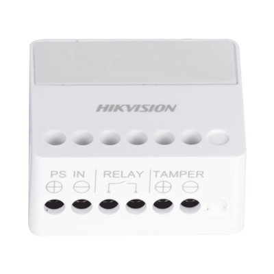 (AX PRO) Relevador Inalámbrico / 1 Entrada de Alarma 24/7 / 1 Salida de Relevador 0 a 36 Vcc (Max. 5 A) HIKVISION - Vista 2