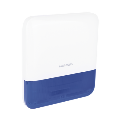(AX PRO) Sirena Inalámbrica con Estrobo Azul para Exterior IP65 / 110 dB HIKVISION - Vista 2