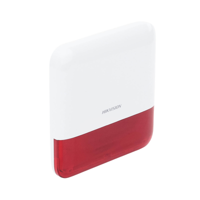 (AX PRO) Sirena Inalámbrica con Estrobo Rojo para Exterior IP65 / 110 dB HIKVISION - Vista 7