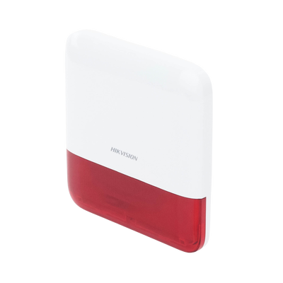 (AX PRO) Sirena Inalámbrica con Estrobo Rojo para Exterior IP65 / 110 dB HIKVISION - Vista 8