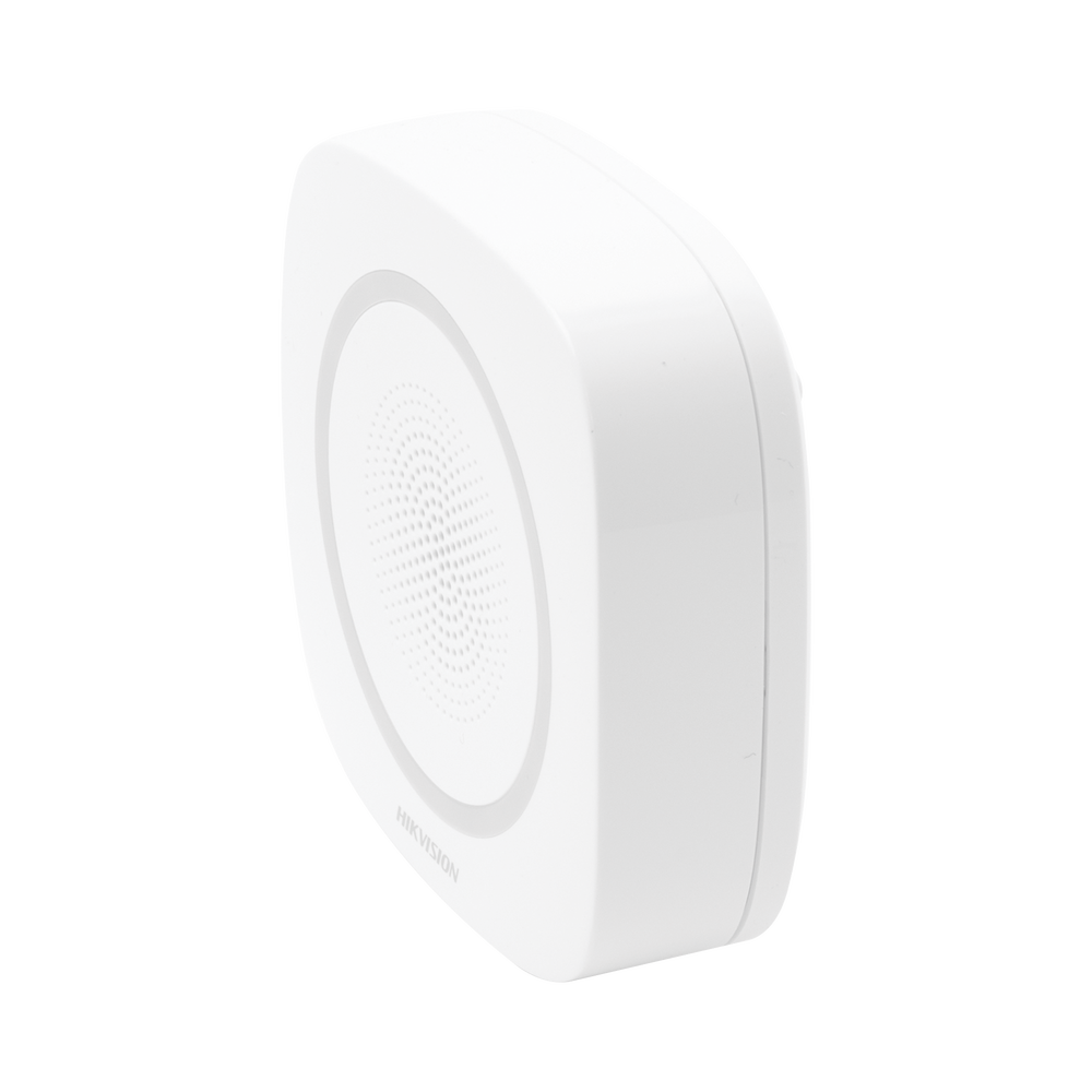 HIKVISION DS-PS1-I-WB - Sirena Inalámbrica Interior / 110 dB / Estrobo Azul / 433 MHz / AES-128 / -10° a 55°C | SIERRA STORE