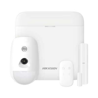 (AX PRO) KIT de Alarma AX PRO con GSM (3G/4G) / Incluye: 1 Hub / 1 Sensor PIR con Cámara / 1 Contacto Magnético / 1 Contro...