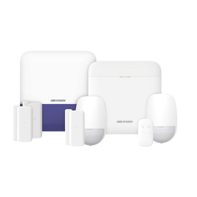 (AX PRO) KIT de Alarma AX PRO con GSM (3G/4G) / Incluye: 1 Hub con bateria de respaldo / 2 Sensores PIR / 3 Contactos Magn...
