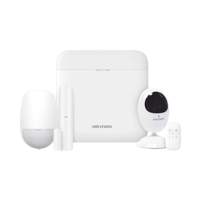 (AX PRO) KIT de Alarma AX PRO con GSM (3G/4G) / Incluye: 1 Hub con bateria de respaldo / 1 Sensor PIR / 1 Contacto Magnéti...