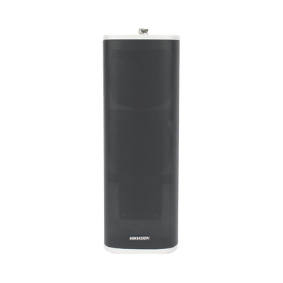 Altavoz IP tipo Columna | 60 Watts | Reproducción de Audio vía Red | IP66 | Entrada de alarma | Compatible con Hik-Connect...