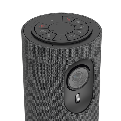 Cámara de Videoconferencia Portátil / Resolución de 2 Megapixel (Full HD) / 4 Micrófonos / Altavoz 5 W / Conexión USB / Co...