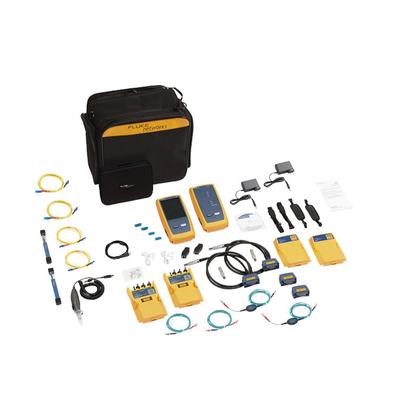 Certificador DSX-8000 para Cable de Cobre Cat5e, Cat6, Cat6A y Cat8, Con Módulos OLTS Quad CertiFiber Pro, Con WiFi Integr...