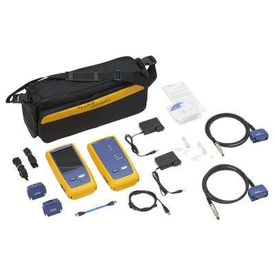 Certificador DSX-602 para Cable de Cobre Cat5e, Cat6 y Cat6A, Frecuencia de 500 MHz, Con WiFi Integrado y Pantalla LCD de ...