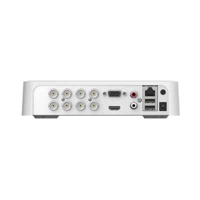 DVR 8 Canales TurboHD + 2 Canales IP / 2 Megapíxel (1080p) Lite / Acusense Lite (Evita Falsas Alarmas) / Audio Bidireccion...