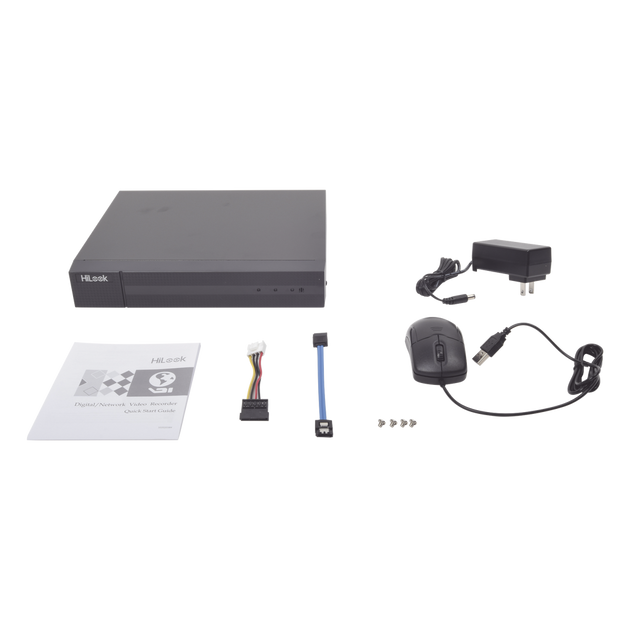 HiLook by HIKVISION DVR-208G-F1 - DVR 1080P Lite Pentahibrido / 8 Canales TURBOHD + 2 Canales IP / 1 Bahía de Disco Duro / H.264+ / 1 | SIERRA STORE