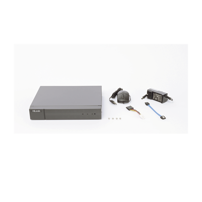 DVR  16 Canales TurboHD + 16 Canales IP / 8 Megapíxel (4K) / Audio por Coaxitron / ACUSENSE Lite / 2 Bahías de Disco Duro ...