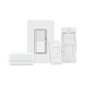 (Caseta Wireless) Kit Hub controlador, atenuador, control remoto PICO, base de pared y tapa. LUTRON CASETA WIRELESS - Vista 3