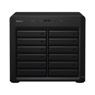 Unidad de Expansión Synology DX1222 | 12 Bahías para HDD/SSD SATA 3.5" o 2.5" | Intercambio en Caliente | Puerto Mini-SAS ...
